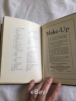 ART OF MAKEUP FOR STAGE & SCREEN by CECIL HOLLAND 1st Ed, 1st Movie Makeup Book