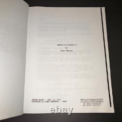 ASSAULT ON PRECINCT 13 Wm Morris 2nd Draft James DeMarco Movie Script COA