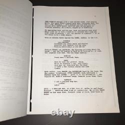 ASSAULT ON PRECINCT 13 Wm Morris 2nd Draft James DeMarco Movie Script COA