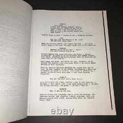 ASSAULT ON PRECINCT 13 Wm Morris 2nd Draft James DeMarco Movie Script COA