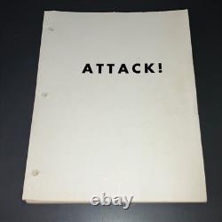 ATTACK 1950s Carbon Film Treatment Arthur Orloff Alec Hudson Original Script COA