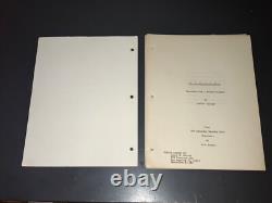 ATTACK 1950s Carbon Film Treatment Arthur Orloff Alec Hudson Original Script COA