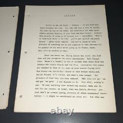 ATTACK 1950s Carbon Film Treatment Arthur Orloff Alec Hudson Original Script COA