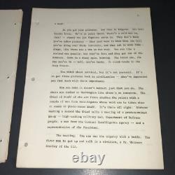 ATTACK 1950s Carbon Film Treatment Arthur Orloff Alec Hudson Original Script COA