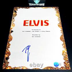 AUSTIN BUTLER SIGNED ELVIS MOVIE SCREENPLAY SCRIPT 176 PAGES with BECKETT BAS COA