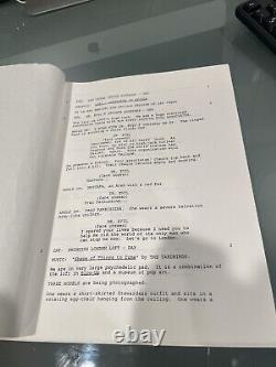 AUSTIN POWERS International Man of Mystery original movie Script Movie prop