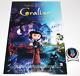 Author Neil Gaiman Signed'coraline' 12x18 Movie Poster 1 Beckett Coa Book
