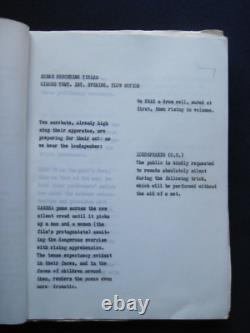 A BLACK RIBBON FOR DEBORAH Horror Film Script BRADFORD DILLMAN'S Copy wi Notes