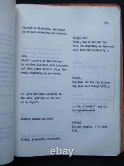 A BLACK RIBBON FOR DEBORAH Horror Film Script BRADFORD DILLMAN'S Copy wi Notes