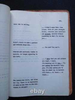 A BLACK RIBBON FOR DEBORAH Horror Film Script BRADFORD DILLMAN'S Copy wi Notes