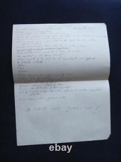 A BLACK RIBBON FOR DEBORAH Horror Film Script BRADFORD DILLMAN'S Copy wi Notes