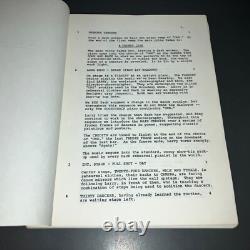 A CHORUS LINE (1985) Movie Script Michael Douglas Broadway Musical Attenborough