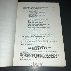 A CHORUS LINE (1985) Movie Script Michael Douglas Broadway Musical Attenborough