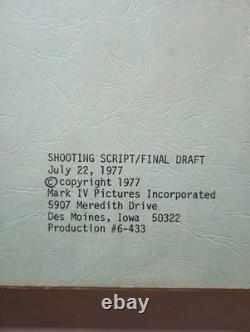 A Distant Thunder (1977) End Times Dystopian Movie Script Donald Thompson