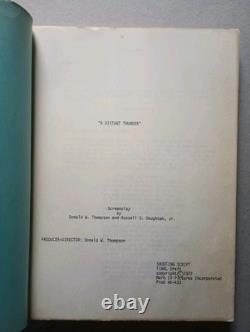 A Distant Thunder (1977) End Times Dystopian Movie Script Donald Thompson
