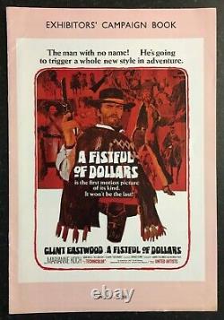 A FISTFUL OF DOLLARS 1967 Original Large Film Movie UK Campaign Press Book