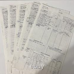 A Girl To Kill For 1980s Film Script Notes Cue Sheets Production Paperwork Lot