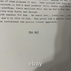 A Girl To Kill For 1980s Film Script Notes Cue Sheets Production Paperwork Lot