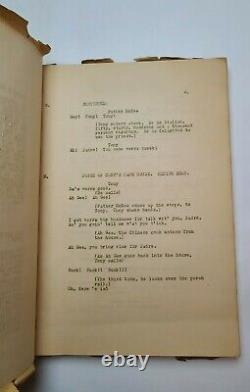 A LADY TO LOVE / Sidney Howard 1929 Screenplay, Vilma Bánky pre-Code drama film