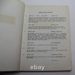 A MOST PRIVATE INTRIGUE, Reginald Rose 1968 Unproduced Movie Script 12 Angry Men