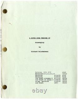 A RIVER RUNS THROUGH IT (1990) Film script adaptation of Norman Maclean novella A RIVER RUNS THROUGH IT (1990) Film script adaptation of Norman Maclean novella
