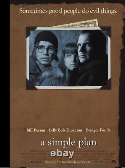 A SIMPLE PLAN 1996 Original Movie Script Sam Raimi Neo-Noir CAA Agency COA
