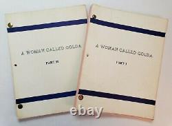 A WOMAN CALLED GOLDA / Harold Gast 1981 TV Movie Script, Israel's prime minister