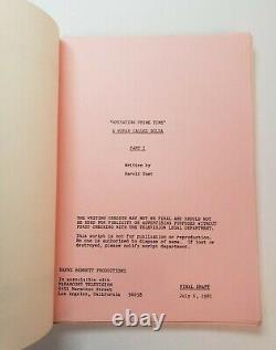 A WOMAN CALLED GOLDA / Harold Gast 1981 TV Movie Script, Israel's prime minister