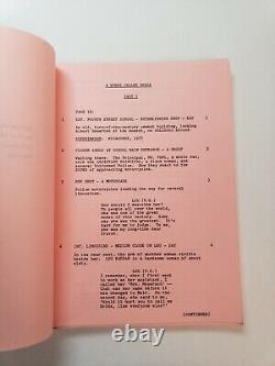 A WOMAN CALLED GOLDA / Harold Gast 1981 TV Movie Script, Israel's prime minister