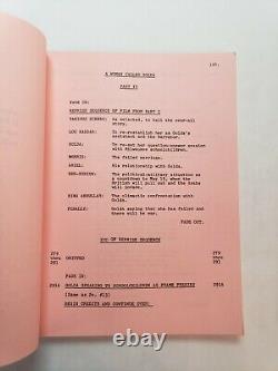 A WOMAN CALLED GOLDA / Harold Gast 1981 TV Movie Script, Israel's prime minister