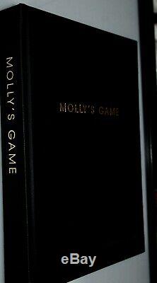 Aaron Sorkin Hand Signed Molly's Game Movie Script Fyc For Your Consideration