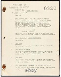 Abbott & Costello Ride'Em Cowboy Original Vintage Movie Script 1941