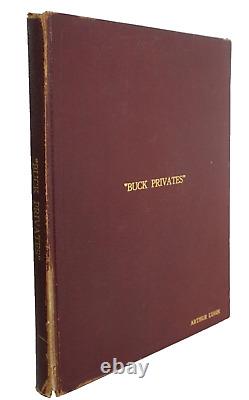 Abbott and Costello Movie Script Buck Privates Director Arthur Lubin's Copy 1941