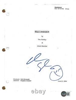 Adam Sandler BILLY MADISON Signed Autograph Movie Script Full Screenplay BAS COA