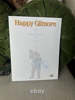 Adam Sandler Signed Autograph Happy Gilmore Movie Script Cover PSA CERTIFIED