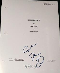 Adam Sandler Signed Autograph Rare Billy Madison Full Movie Script With Coa