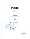 Adam Sandler Signed Autographed Pixels Full Movie Script Coa Vd