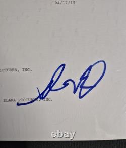 Adam Sandler Signed Movie Script Uncut Gems Beckett Authentication