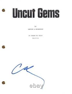 Adam Sandler Signed Uncut Gems Autograph Movie Script Full Screenplay COA