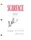 Al Pacino Signed Autograph Scarface Movie Script Screenplay Tony Montana Jsa Coa