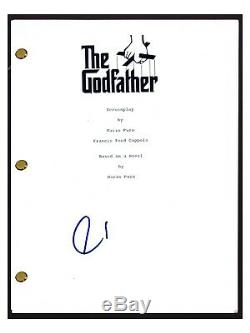 Al Pacino Signed Autographed THE GODFATHER Movie Script Screenplay COA