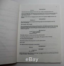 Aladdin / Linda Woolverton 1989 Movie Script Screenplay, Early First Draft