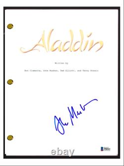 Alan Menken Signed Autographed ALADDIN Full Movie Script Composer Beckett COA