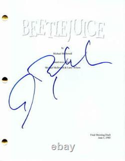 Alec Baldwin Signed Autograph Beetlejuice Full Movie Script Michael Keaton