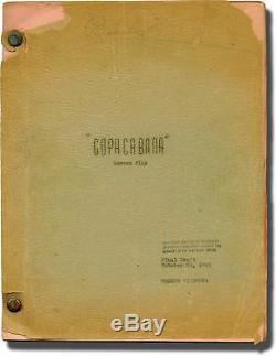 Alfred E. Green COPACABANA Original screenplay for the 1947 film 1946 #143611