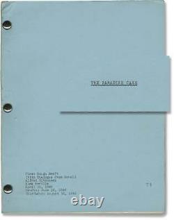 Alfred Hitchcock PARADINE CASE Original screenplay for the 1947 film #135979