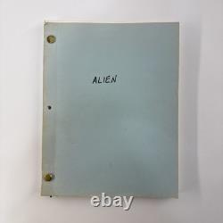 Alien Screenplay Walter Hill David Giler Brandywine Productions Script Movie