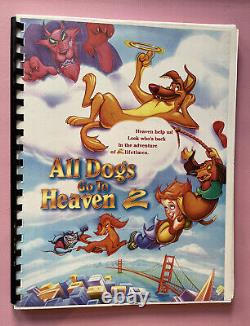 All Dogs Go To Heaven 2 Original Movie Manuscript Script Animation Entire Movie