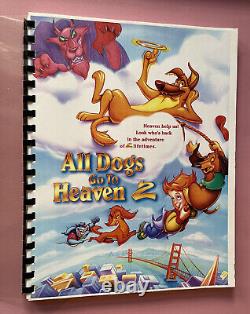 All Dogs Go To Heaven 2 Original Movie Manuscript Script Animation Entire Movie