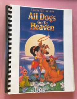 All Dogs Go To Heaven Original Movie Manuscript Script Animation Entire Movie